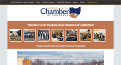 Desktop Screenshot of hockinghillschamber.com